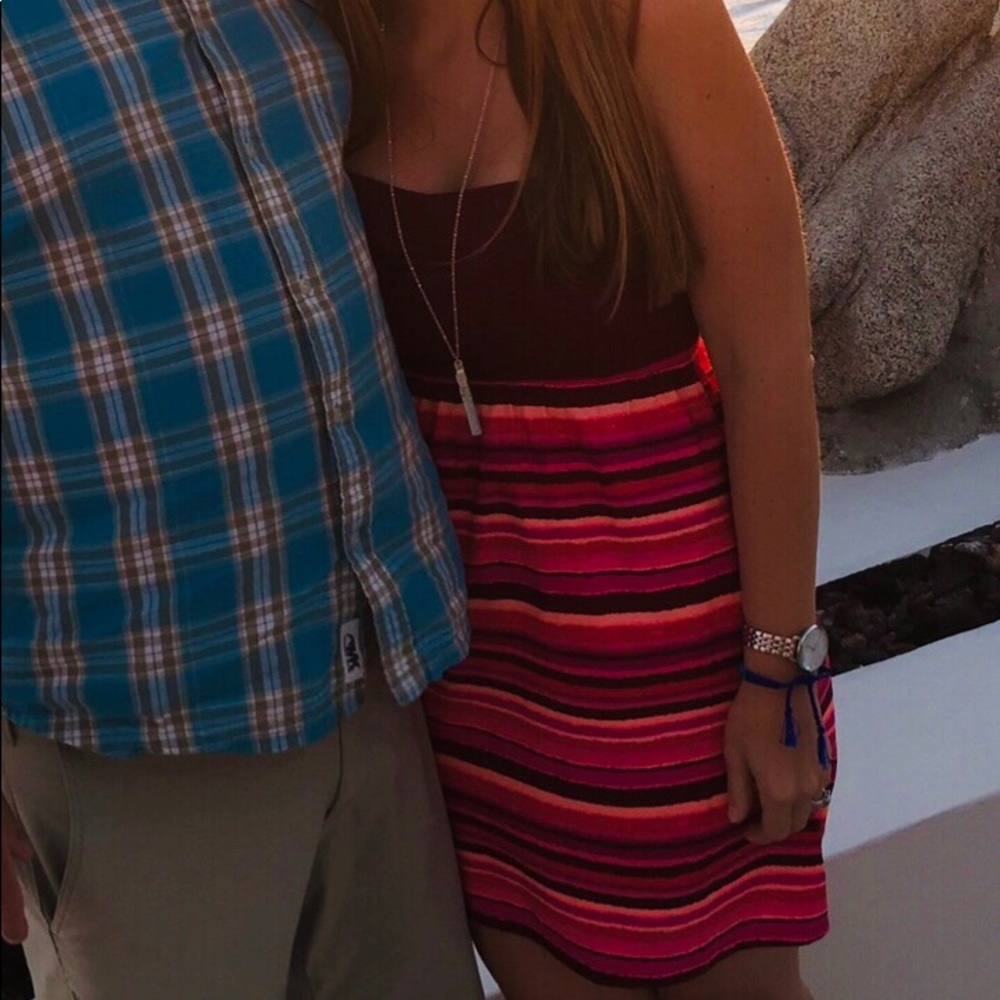 Roxy strapless dress